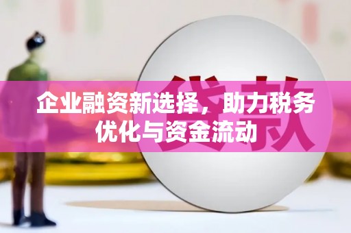 呼伦贝尔企业融资新选择，助力税务优化与资金流动