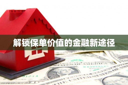 呼伦贝尔解锁保单价值的金融新途径