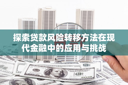 呼伦贝尔探索贷款风险转移方法在现代金融中的应用与挑战