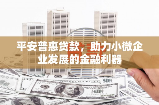 呼伦贝尔平安普惠贷款，助力小微企业发展的金融利器