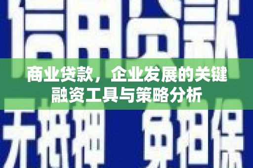 呼伦贝尔商业贷款，企业发展的关键融资工具与策略分析