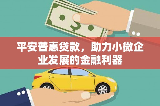 呼伦贝尔平安普惠贷款，助力小微企业发展的金融利器