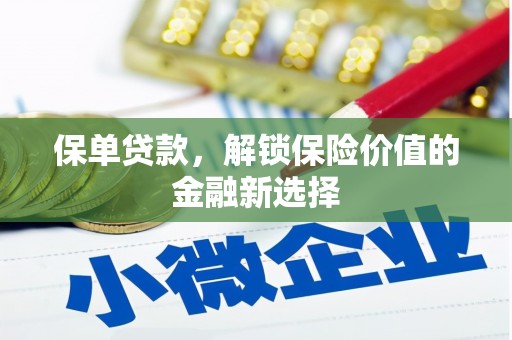 呼伦贝尔保单贷款，解锁保险价值的金融新选择