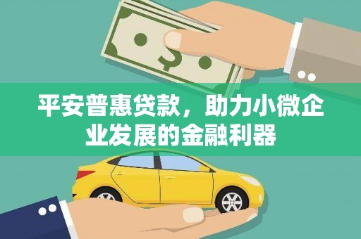 呼伦贝尔平安普惠贷款，助力小微企业发展的金融利器
