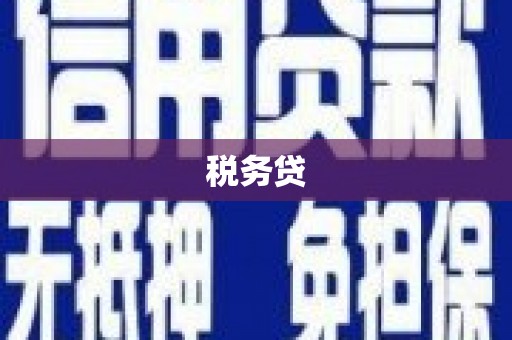 呼伦贝尔税务贷
