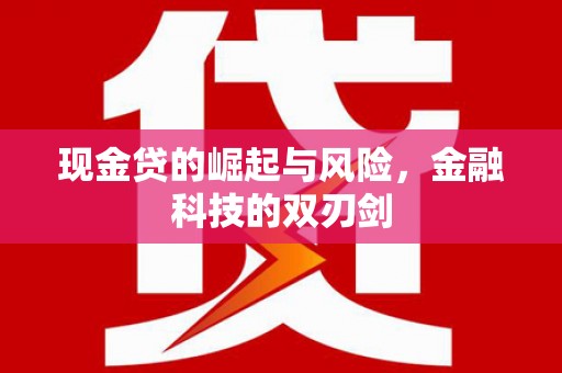呼伦贝尔现金贷的崛起与风险，金融科技的双刃剑