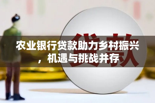 呼伦贝尔农业银行贷款助力乡村振兴，机遇与挑战并存