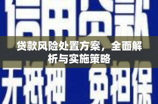 呼伦贝尔贷款风险处置方案，全面解析与实施策略